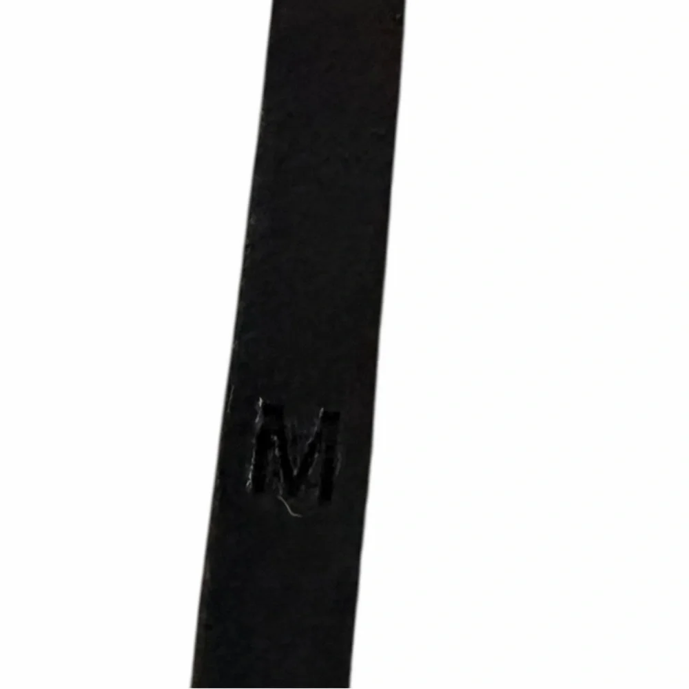 J. Crew Leopard Print Calf Hair Skinny Belt Size Medium - Picture 5 of 8
